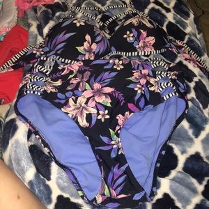 Cross cross high waisted bikini